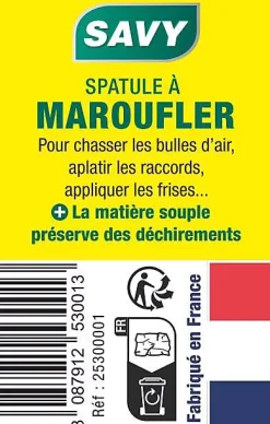 Spatule à maroufler souple à poignée rouge-Savy Sale