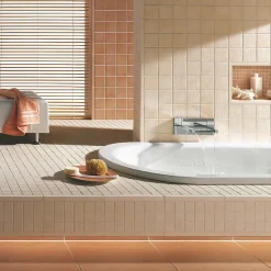 Jasba Série SENJA effet bois structuré - 5 x 5 SENJA Blanc Naturel mat