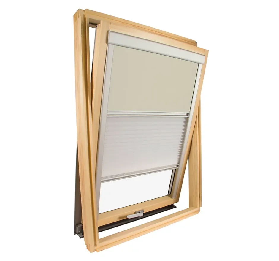 Store Duo compatible fenêtre de toit VELUX pour dimension MK06 - Beige-Avosdim Discount