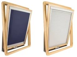 Avosdim Store Duo compatible fenêtre de toit VELUX pour dimension UK04 - Gris anthracite