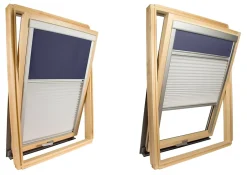 Avosdim Store Duo compatible fenêtre de toit VELUX pour dimension CK02 - Beige