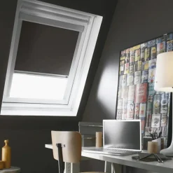 Protecta Store fenêtre de toit occultant compatible VELUX K 97x98cm SK06 gris anthracite - MADECO