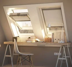 Avosdim Store isolant compatible fenêtre de toit VELUX pour dimension SK06 - Gris