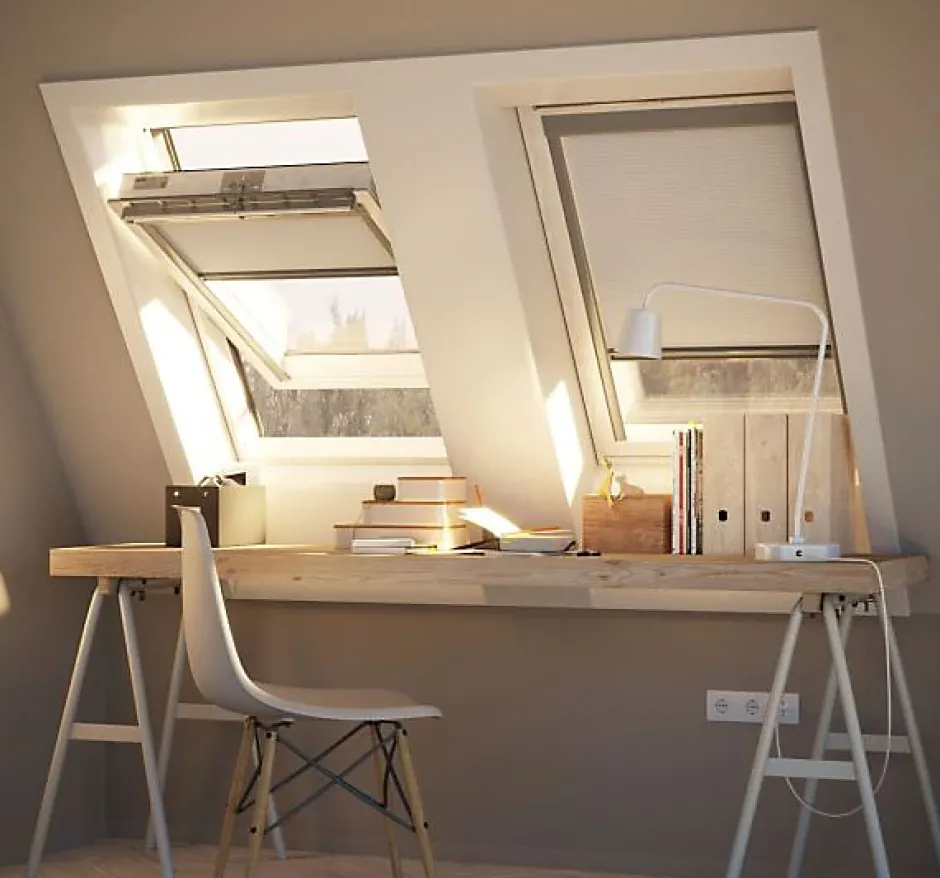 Store isolant compatible fenêtre de toit VELUX pour dimension UK08 - Blanc-Avosdim Clearance