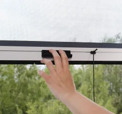 Avosdim Store Moustiquaire ALU recoupable - L150 x H160cm - Blanc