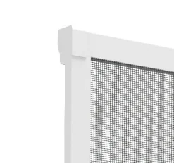 Easy Life Store moustiquaire en aluminium blanc recoupable pour fenêtre l.125 x H.170 cm
