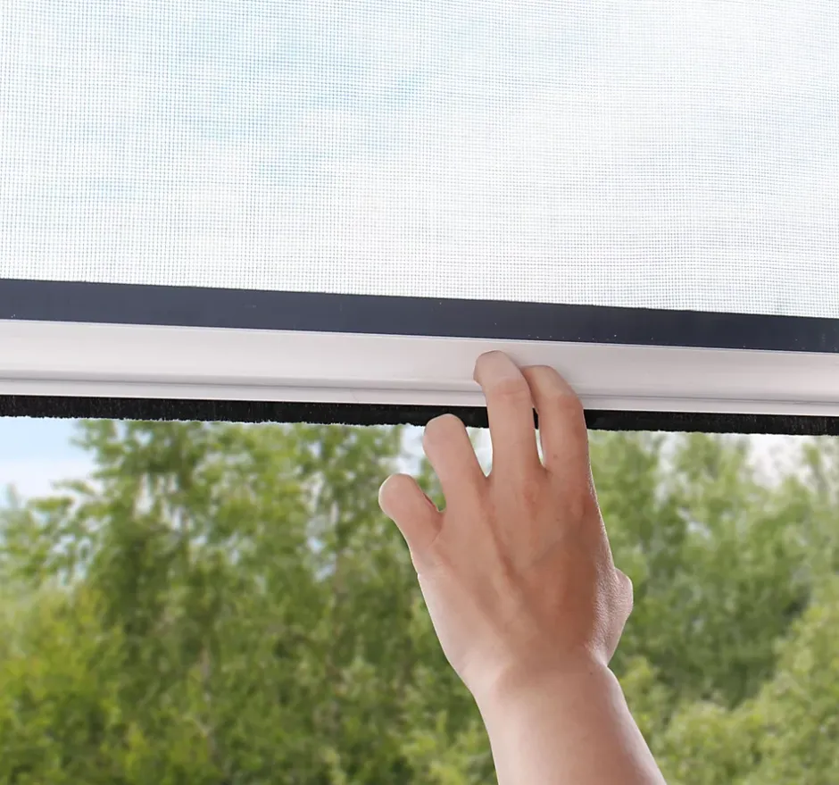 Avosdim Store Moustiquaire PVC recoupable - L80 x H130cm - Blanc