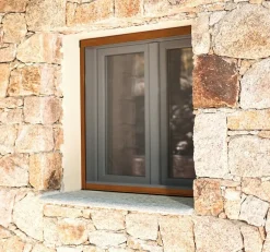 Avosdim Store Moustiquaire Recoupable LUXE - L150 x H160cm - Chêne Dôré