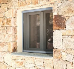 Store Moustiquaire Recoupable LUXE - L150 x H220cm - Argent-Avosdim Online