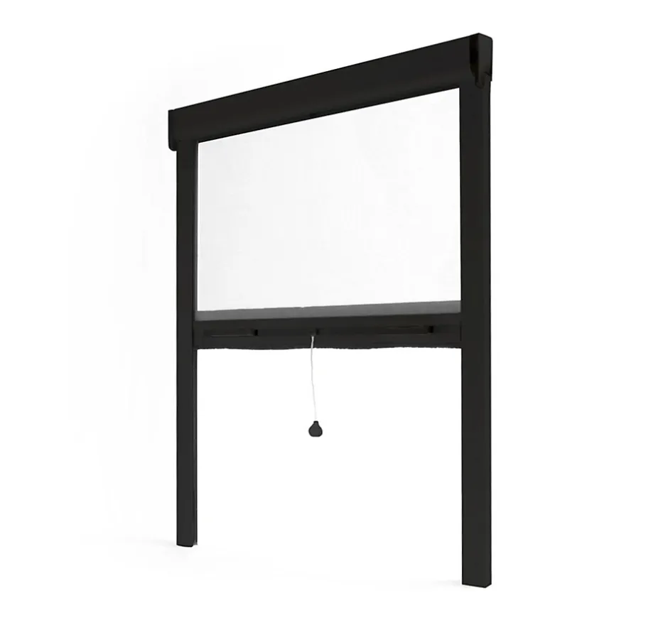 Avosdim Store Moustiquaire Recoupable LUXE - L100 x H160cm - Noir RAL9011
