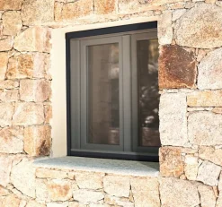 Store Moustiquaire Recoupable LUXE - L80 x H100cm - Gris RAL 7016-Avosdim Best