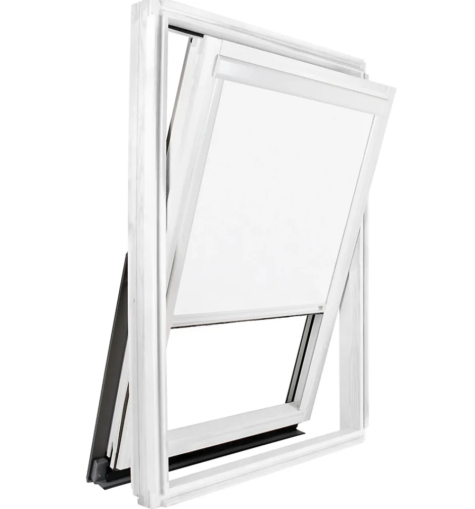 Avosdim Store occultant compatible fenêtre de toit VELUX pour dimension MK08 - Blanc
