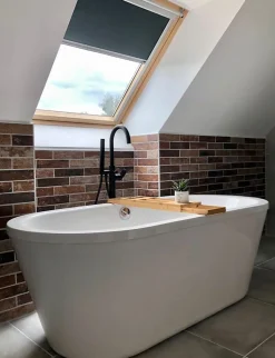 Store occultant compatible fenêtre de toit VELUX pour dimension 306 ou M06 ou 14 - Bleu-Avosdim Sale