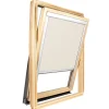 Avosdim Store occultant pour fenêtre de toit ROTO - Beige - avec un vitrage de H 103,5 x 100 cm