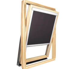 Store occultant pour fenêtre de toit ROTO - Noir - avec un vitrage de H 103,5 x 100 cm-Avosdim New