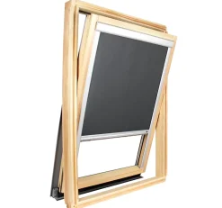 Store occultant pour fenêtre de toit ROTO - Gris Anthracite - avec un vitrage de H 63,5 x 40 cm-Avosdim Hot