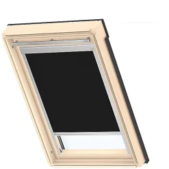 Store occultant Classic uni noir à commande manuelle DBL S06 4249-VELUX Sale