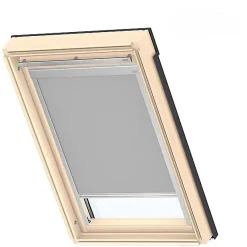 VELUX Store occultant Classic uni gris à commande manuelle DBL S06 4204