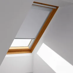 VELUX Store occultant Classic uni gris à commande manuelle DBL S06 4204