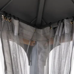 Sunjoy Filet pour tonnelle en bois de cèdre 300cm x 300cm