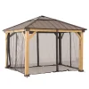 Filet pour tonnelle en bois de cèdre 336cm x 336cm-Sunjoy