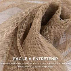 Filet pour tonnelle en bois de cèdre 336cm x 336cm-Sunjoy