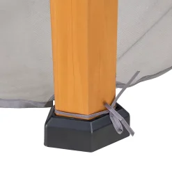 Sunjoy Filet pour tonnelle en bois de cèdre 395cm x 395cm