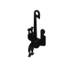 Afbat - Tb Industrie Sas Support de poignée pour espagnolettes acier noir Afbat