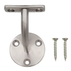 Support mural de rampe d’escalier métal brossé-Fortia Clearance