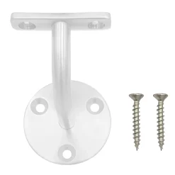 Fortia Support mural de rampe d’escalier acier blanc