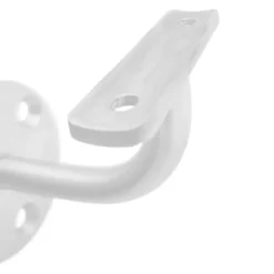 Fortia Support mural de rampe d’escalier acier blanc