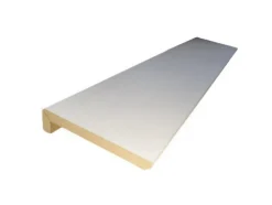 Surplinthe MDF prépeint blanc 244 x 13 cm, ép.22 mm-