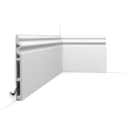 Orac Decor SX193 AUTOIRE Plinthe - 25x2,2x200cm (h x p x L) - plinthe décorative polymère Pack 2 pièces