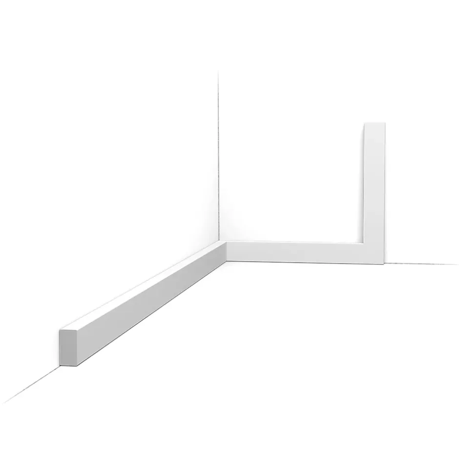 Orac Decor SX194 Plinthe - 2 x 1 x 200cm (h x p x L) - plinthe décorative polymère Pack 2 pièces