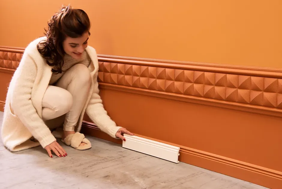 Orac Decor SX195 Plinthe -8 x 1,9 x200cm (h x p x L) - plinthe décorative polymère Pack 2 pièces