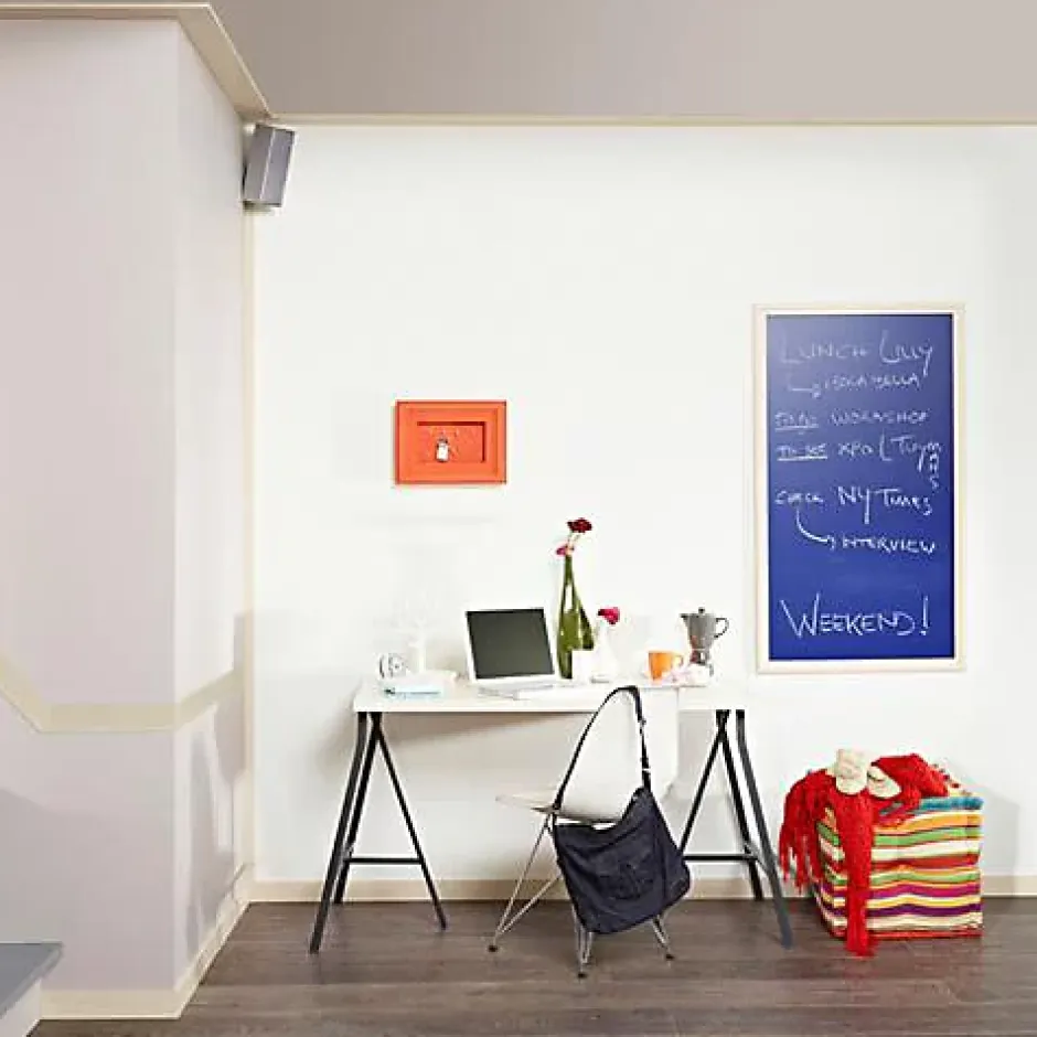 Orac Decor SX163 Plinthe - 10x1,3x200cm (h x p x L) - plinthe décorative polymère Carton 8 pièces / RAL9003