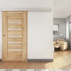 Slid’Up By Mantion Système coulissant SLID'UP 170 pour 1 porte jusqu'à 900 mm - rail 1,8 m - 120 kg