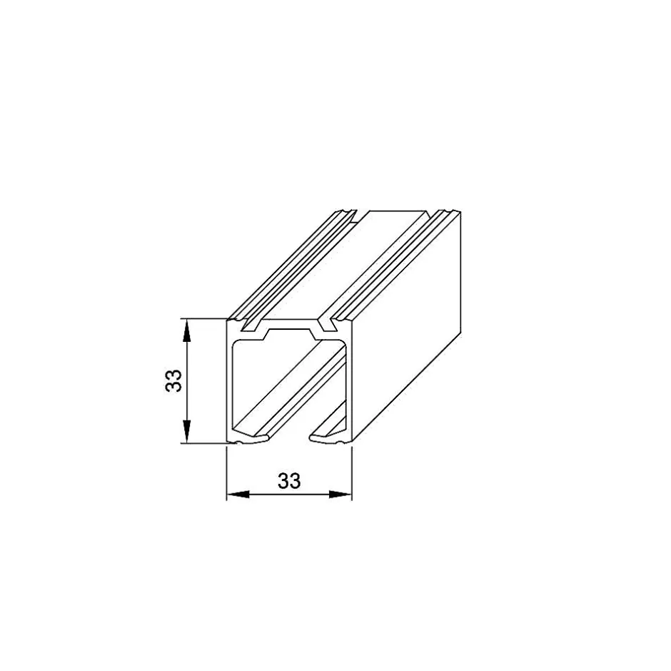Slid’Up By Mantion Système coulissant SLID'UP 170 pour 1 porte jusqu'à 900 mm - rail 1,8 m - 120 kg