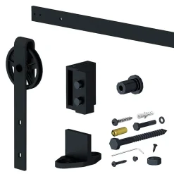 Slid’Up By Mantion Système coulissant SLID'UP 240 Barn Door pour 1 porte de séparation - rail 1,90 m - 100 kg