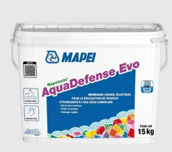 Système d'étanchéité sous carrelage MAPELASTIC AQUADEFENSE EVO - Seau de 7kg-Mapei Best