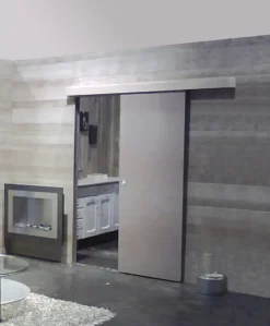 Système pour pose en applique porte bois ou verre- Hot