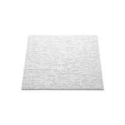 Decoflair T102 Dalle de plafond Polystyrène expansé 10 x 500 x 500 - 8 pièces