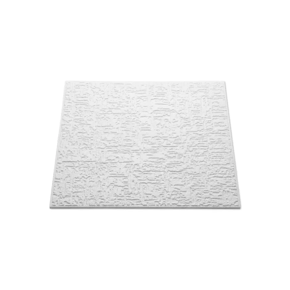 Decoflair T102 Dalle de plafond Polystyrène expansé 10 x 500 x 500 - 8 pièces