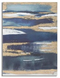 Tableau sur toile avec cadre en bois-Mauro Ferretti Discount