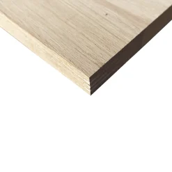 Wood&Sens Tablette Chêne Massif Abouté, L.80 cm x l.30 cm, Ep.18 mm