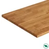 Forestea Tablette chêne massif huilé lamellé collé abouté 2000 x 400 x 18 mm
