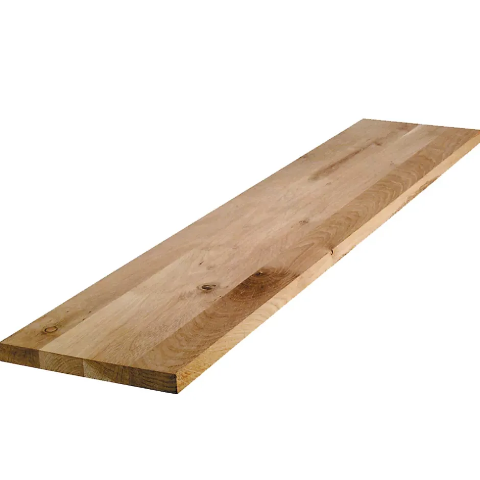 Forestea Tablette chêne massif lamellé collé abouté 800 x 200 x 18 mm