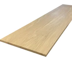 Tablette chêne massif pleines lames 1200 x 500 x 20 mm-Forestea