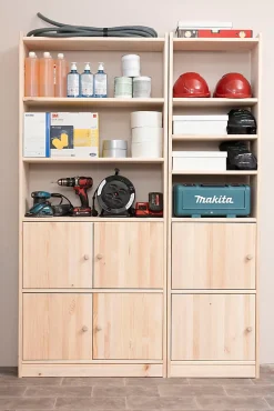 Astigarraga Kit Line Tablette en bois pour étagères GALA de 49,6 cm de large, 25x45,5 cm