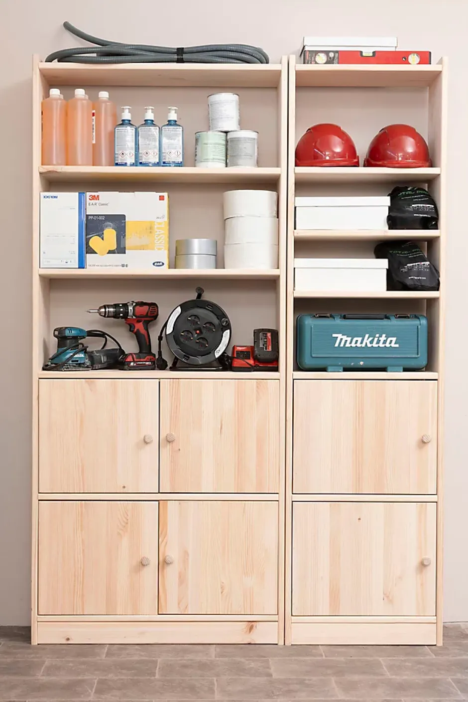 Astigarraga Kit Line Tablette en bois pour étagères GALA de 49,6 cm de large, 25x45,5 cm